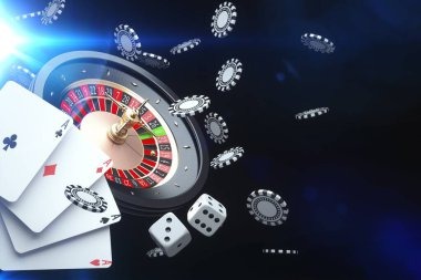 Live roulette wheel in a zoslot studio